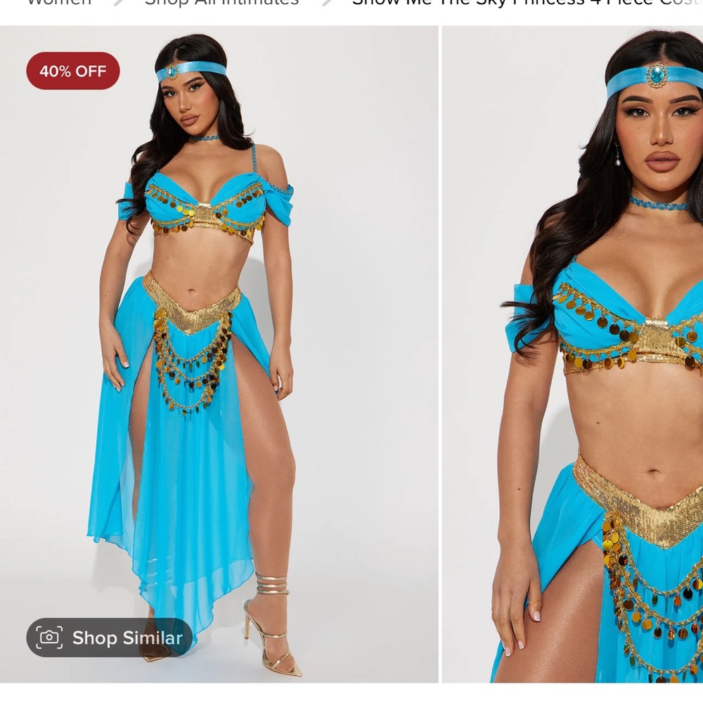 Fashion Nova Princess Jasmine Costume